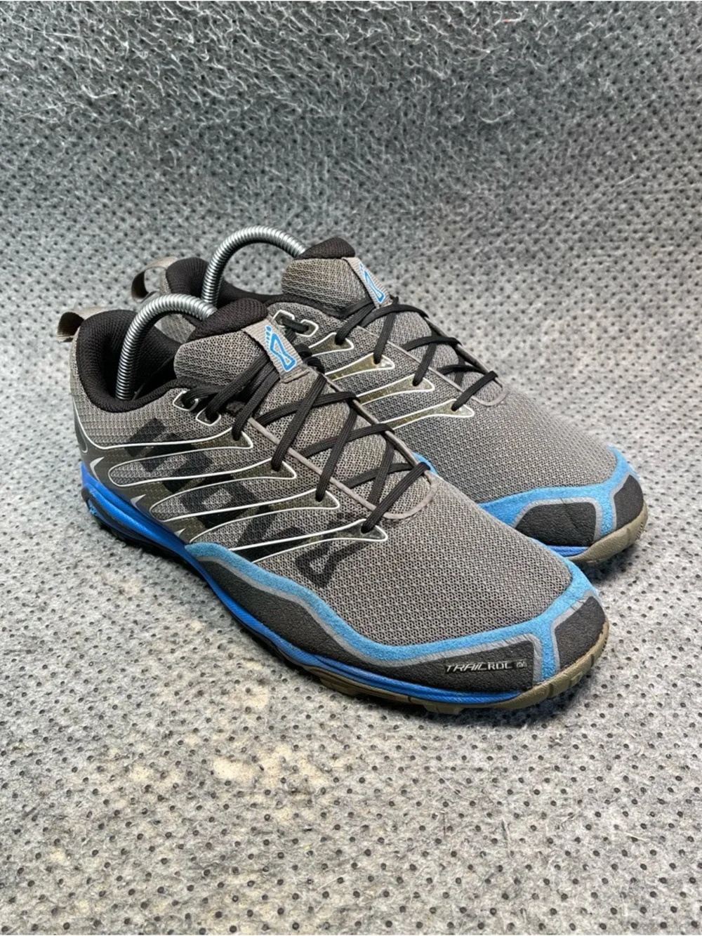 INOV8 Trailroc 255 Grey Blue Hiking Shoes Size 10 Women’s